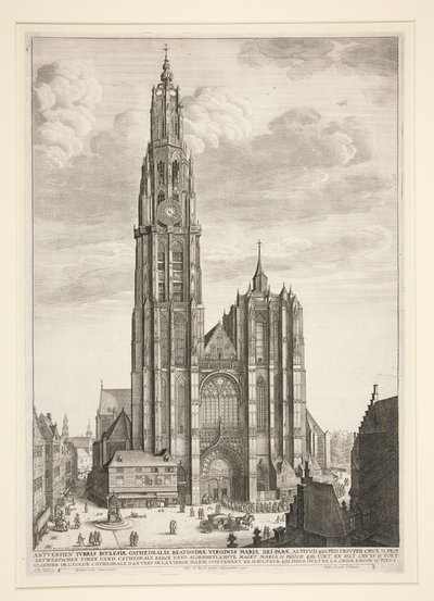 Antwerpenin katedraali tekijältä Wenceslaus Hollar