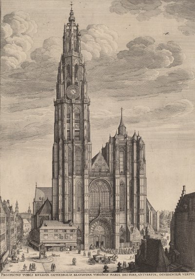 Antwerpenin katedraali, 1649. tekijältä Wenceslaus Hollar