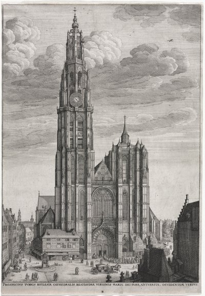 Antwerpenin katedraali, 1649. tekijältä Wenceslaus Hollar