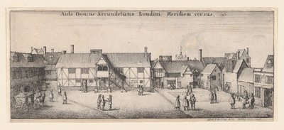 Arundelin talo etelästä, 1646, 1646. tekijältä Wenceslaus Hollar