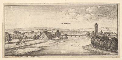 Cannstadt, 1665. tekijältä Wenceslaus Hollar