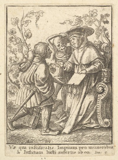 Kardinaali, Kuolemantanssista, 1651. tekijältä Wenceslaus Hollar