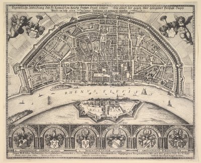 Köln ja Deutz, 1635. tekijältä Wenceslaus Hollar