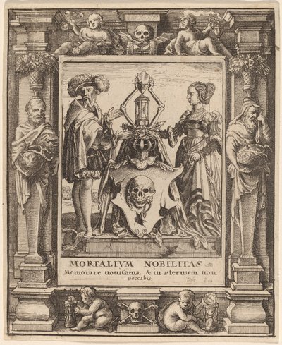 Kuoleman vaakuna, 1651. tekijältä Wenceslaus Hollar