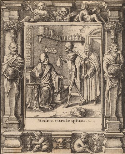 Lääkäri, 1651. tekijältä Wenceslaus Hollar