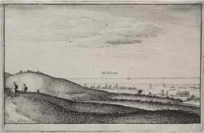 Englanninkieliset näkymät: Old Shoreham tekijältä Wenceslaus Hollar