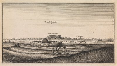 Englanninkieliset näkymät: Tootehill Fields tekijältä Wenceslaus Hollar