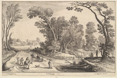 Menee torille, 1652. tekijältä Wenceslaus Hollar