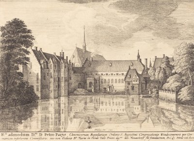 Groenendael Abbey, 1647. tekijältä Wenceslaus Hollar