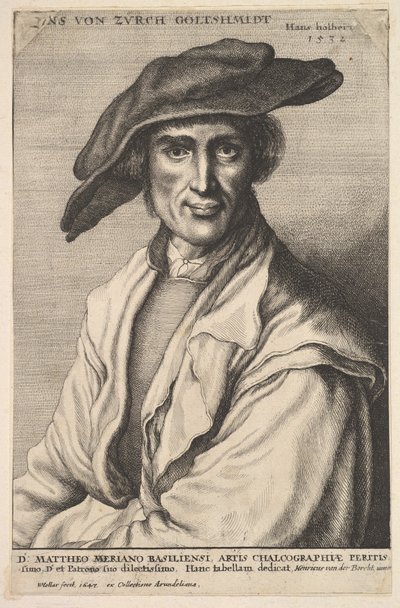 Hans von Zurich Goltshmidt, 1647. tekijältä Wenceslaus Hollar
