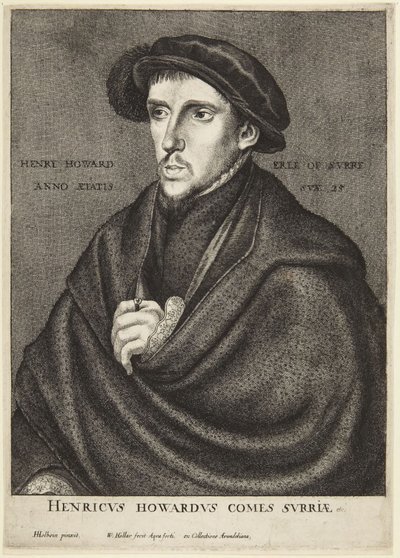 Henry Howard, Surreyn jaarli tekijältä Wenceslaus Hollar