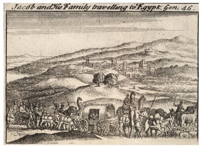 Jaakob matkustaa Egyptiin. Valtio 3 tekijältä Wenceslaus Hollar
