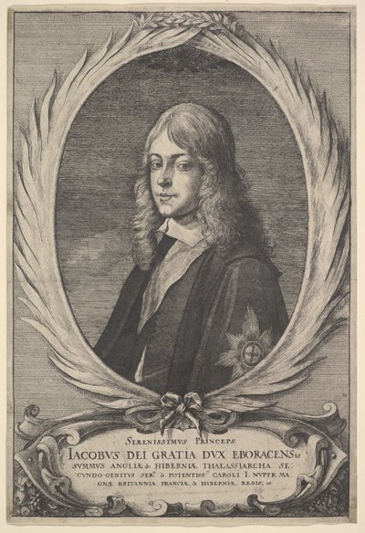 James, Yorkin herttua, 1651. tekijältä Wenceslaus Hollar