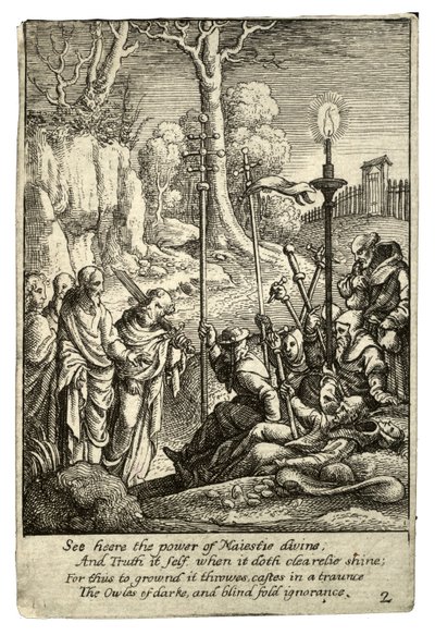 Jeesus kohtaa vastustajansa tekijältä Wenceslaus Hollar