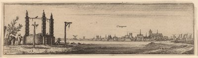 Taistelu, noin 1632. tekijältä Wenceslaus Hollar