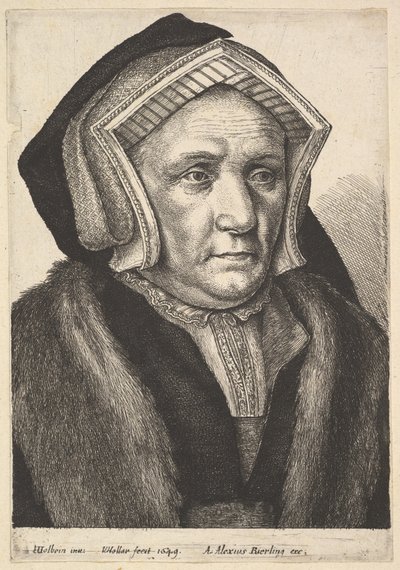 Lady Mary Butts, 1649. tekijältä Wenceslaus Hollar
