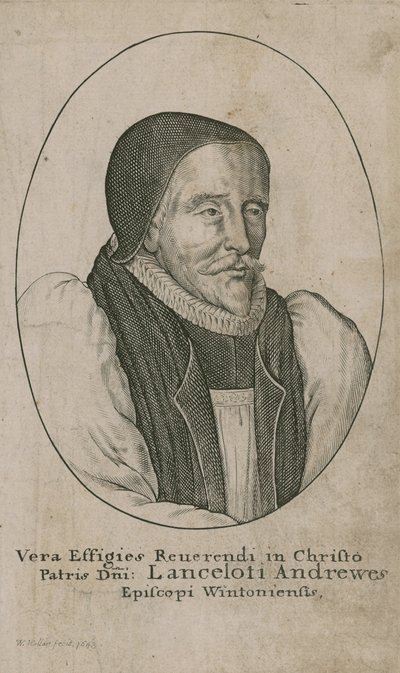 Lancelot Andrewes tekijältä Wenceslaus Hollar