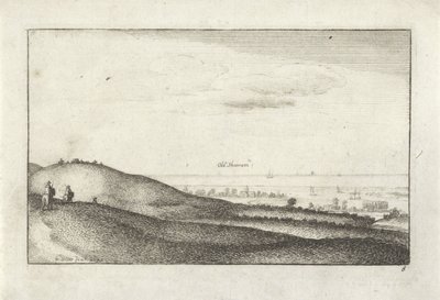 Maisema näköalalla Shorehamiin tekijältä Wenceslaus Hollar