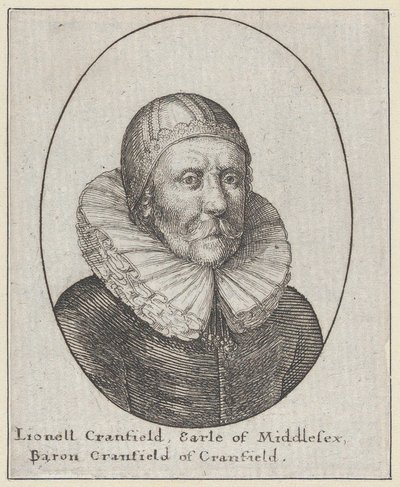 Lionell Cranfield, Middlesexin jaarli, Cranfieldin paroni Cranfield, 1644, 1644. tekijältä Wenceslaus Hollar