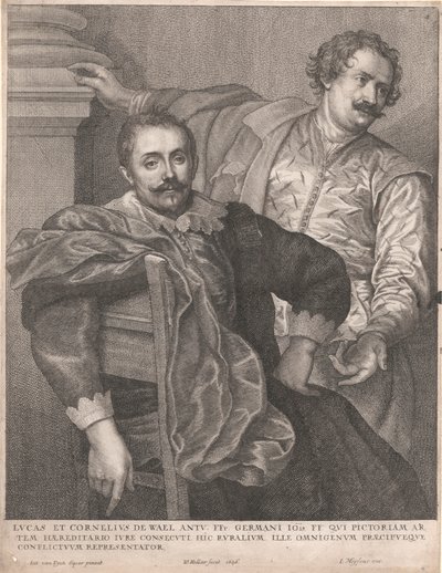 Lucas e Cornélio de Waelfinnish tekijältä Wenceslaus Hollar