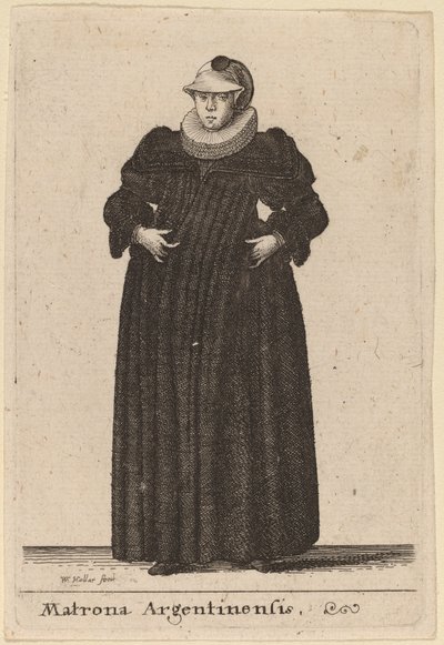 Argentiinalainen emäntä tekijältä Wenceslaus Hollar
