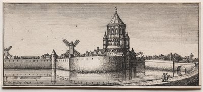 Vallihauta kaupungin portti tekijältä Wenceslaus Hollar