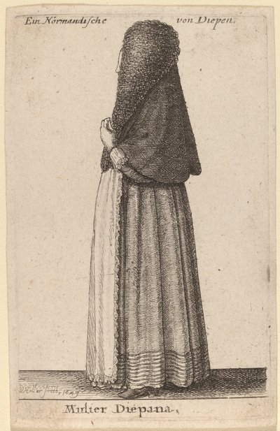 Diepanan vaimo tekijältä Wenceslaus Hollar