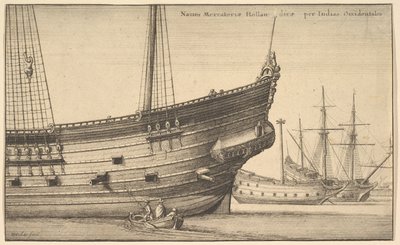 Hollantilainen Länsi-Intialainen Hollannin Länsi-Intia, 1625-77 tekijältä Wenceslaus Hollar