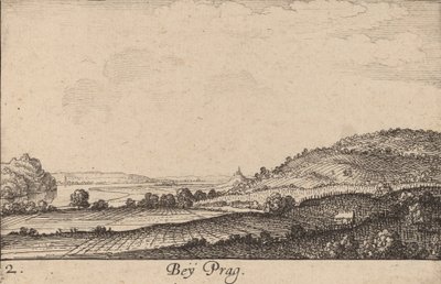 Lähellä Prahaa, 1635. tekijältä Wenceslaus Hollar