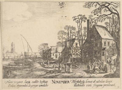 marraskuuta 1628-29. tekijältä Wenceslaus Hollar