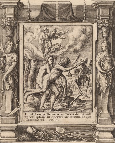 Kadonnut paratiisi, 1651. tekijältä Wenceslaus Hollar