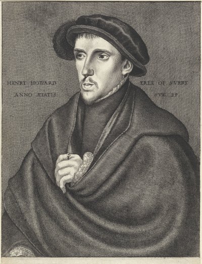 Henry Howardin, Surreyn jaarlin, muotokuva tekijältä Wenceslaus Hollar