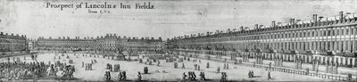 Prospect of Lincolns Inn Fields, n. 1650 tekijältä Wenceslaus Hollar