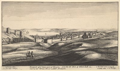 Tangerin alaosan mahdollisuus, n. 1670. tekijältä Wenceslaus Hollar