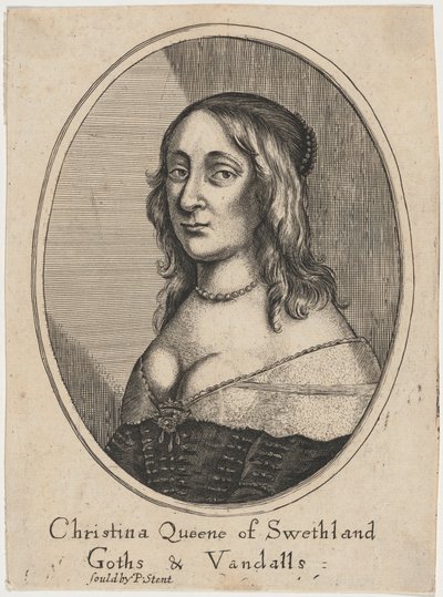 Kuningatar Kristiina tekijältä Wenceslaus Hollar