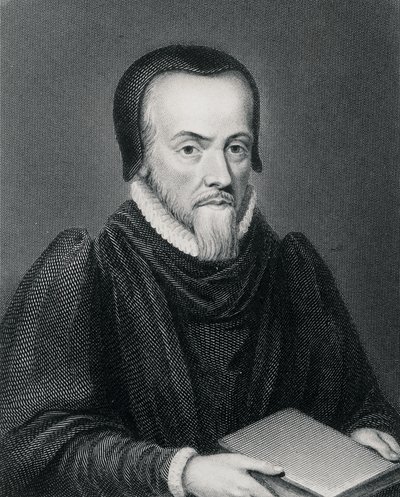 Richard Hooker (n.1554-1600), kaiverrettu Edward Findenin toimesta. tekijältä Wenceslaus Hollar