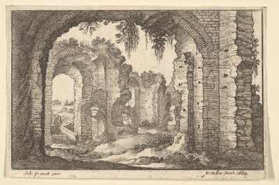 Rooman rauniot, 1673. tekijältä Wenceslaus Hollar