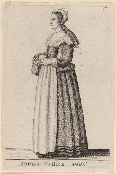 Ranskan maaseutu tekijältä Wenceslaus Hollar