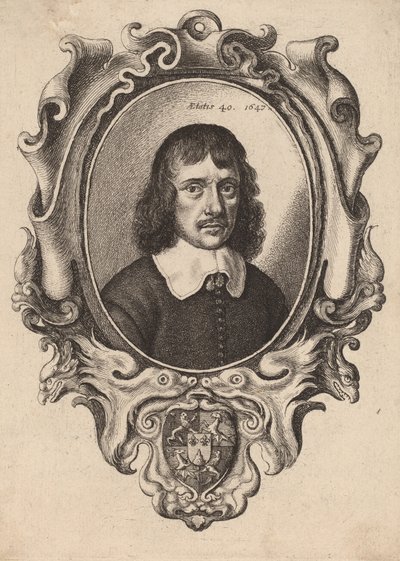 Omakuva, 1647. tekijältä Wenceslaus Hollar