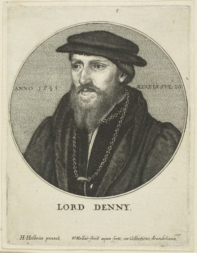 Sir Anthony Denny tekijältä Wenceslaus Hollar