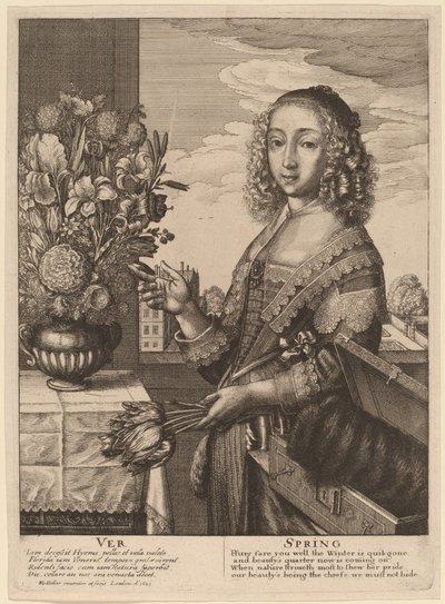 kevät tekijältä Wenceslaus Hollar