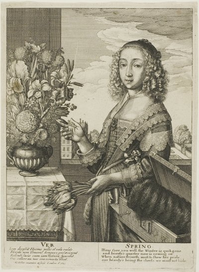 kevät tekijältä Wenceslaus Hollar