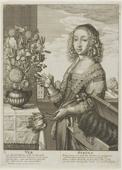 kevät tekijältä Wenceslaus Hollar
