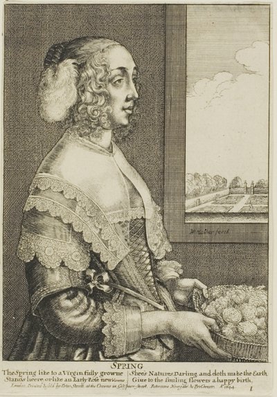 kevät tekijältä Wenceslaus Hollar