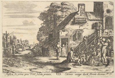 Kevät, 1629. tekijältä Wenceslaus Hollar