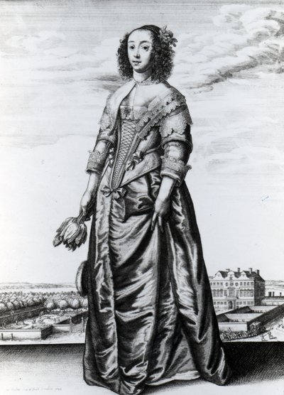 Kevät, 1643 (etsaus) tekijältä Wenceslaus Hollar