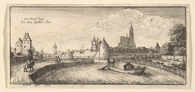Strasbourg, 1663-65. tekijältä Wenceslaus Hollar