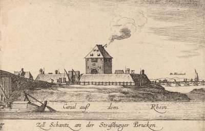 Strasbourg: Toll House, 1635. tekijältä Wenceslaus Hollar