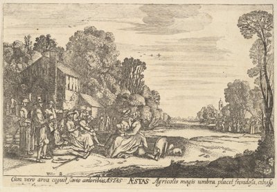 Kesä, 1629. tekijältä Wenceslaus Hollar