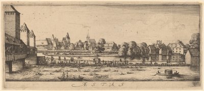 Kesä: Uimapaikka tekijältä Wenceslaus Hollar